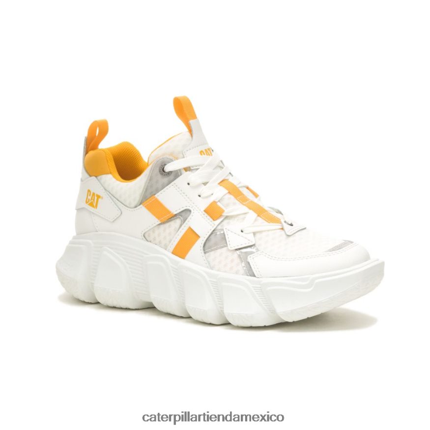 hombres tenis de malla impostor Caterpillar blanco brillante ZXJB4H155 | zapatillas casuales gruesas