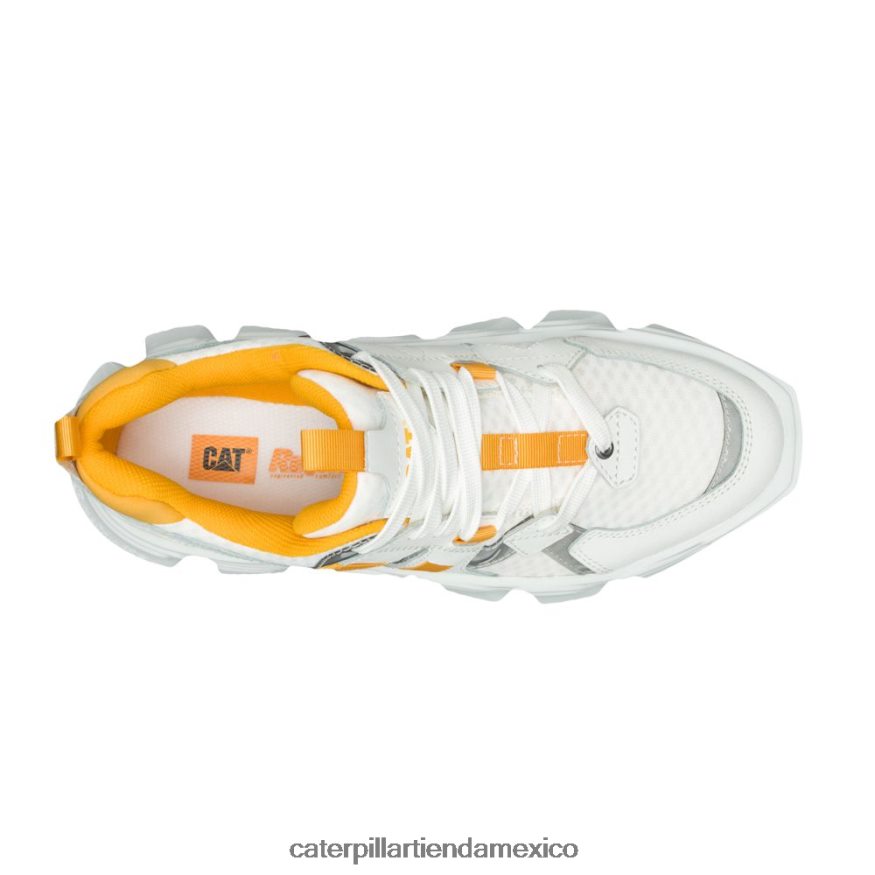 hombres tenis de malla impostor Caterpillar blanco brillante ZXJB4H155 | zapatillas casuales gruesas