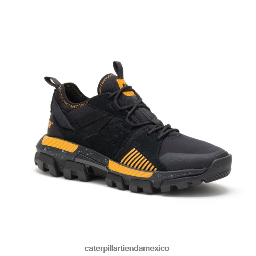 hombres zapatilla deportiva raider Caterpillar negro/amarillo gato ZXJB4H145 | zapatillas casuales gruesas