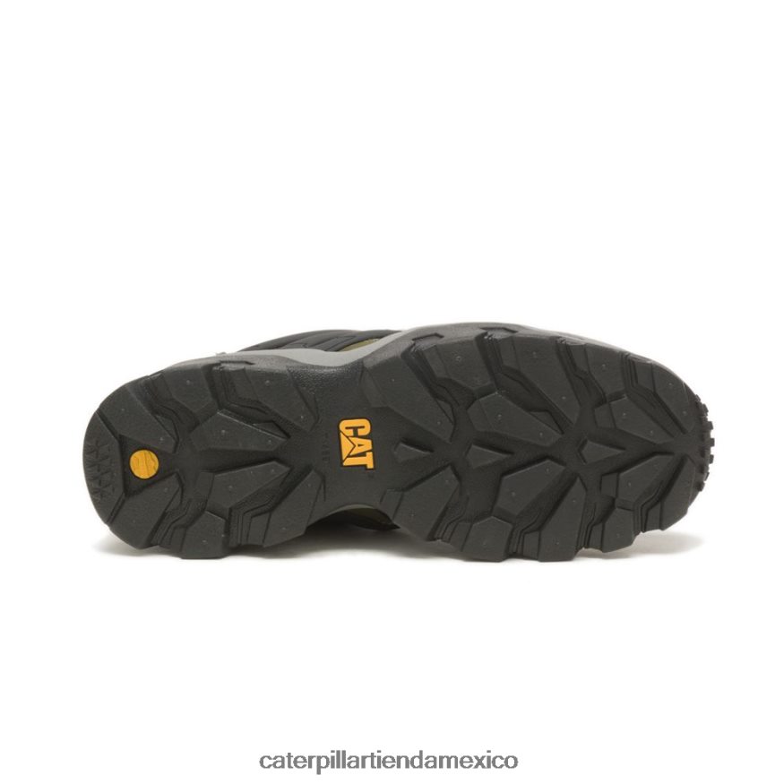 hombres zapatillas reactor Caterpillar oliva oscuro/negro ZXJB4H159 | zapatillas casuales gruesas
