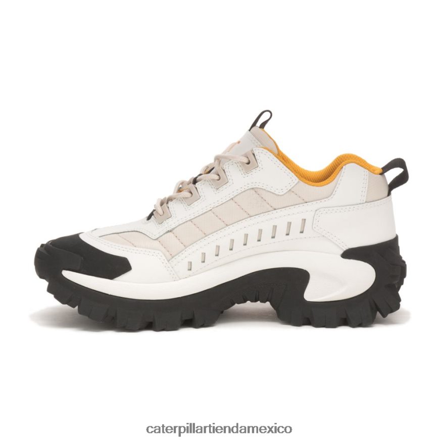 hombres zapato intruso Caterpillar blanco brillante/abedul ZXJB4H137 | zapatillas casuales gruesas