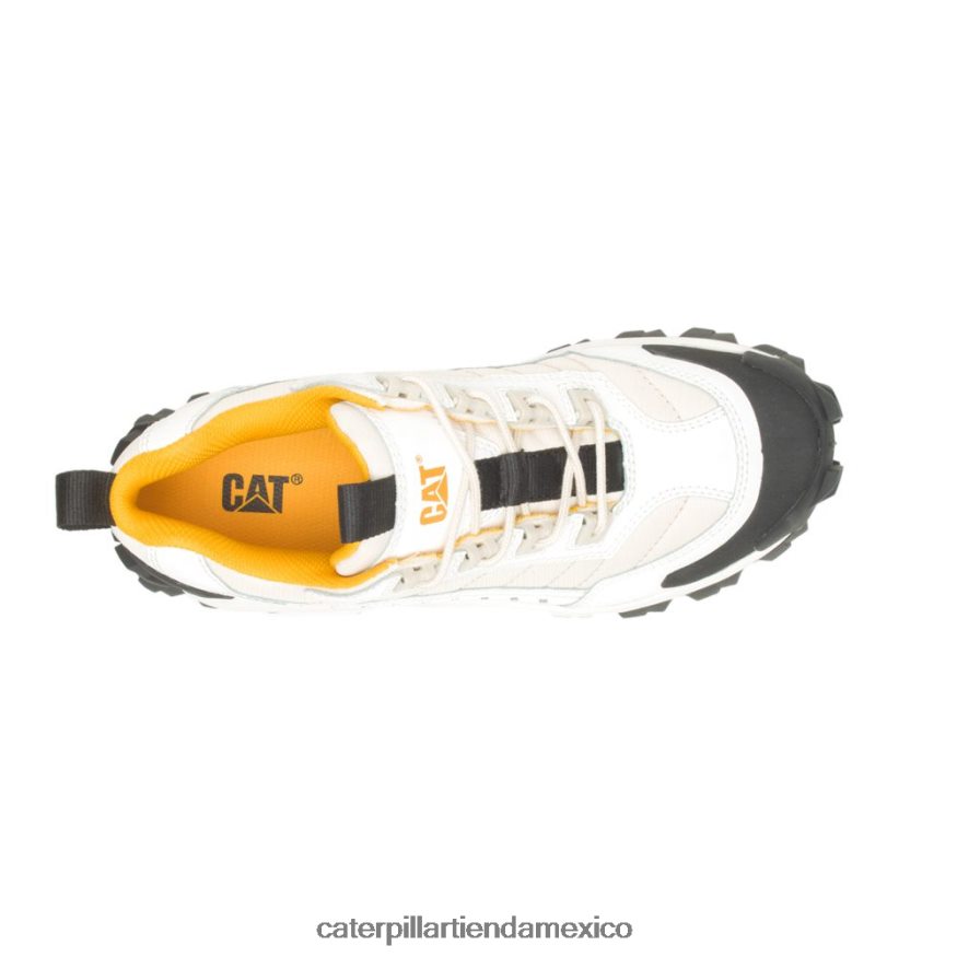 hombres zapato intruso Caterpillar blanco brillante/abedul ZXJB4H137 | zapatillas casuales gruesas