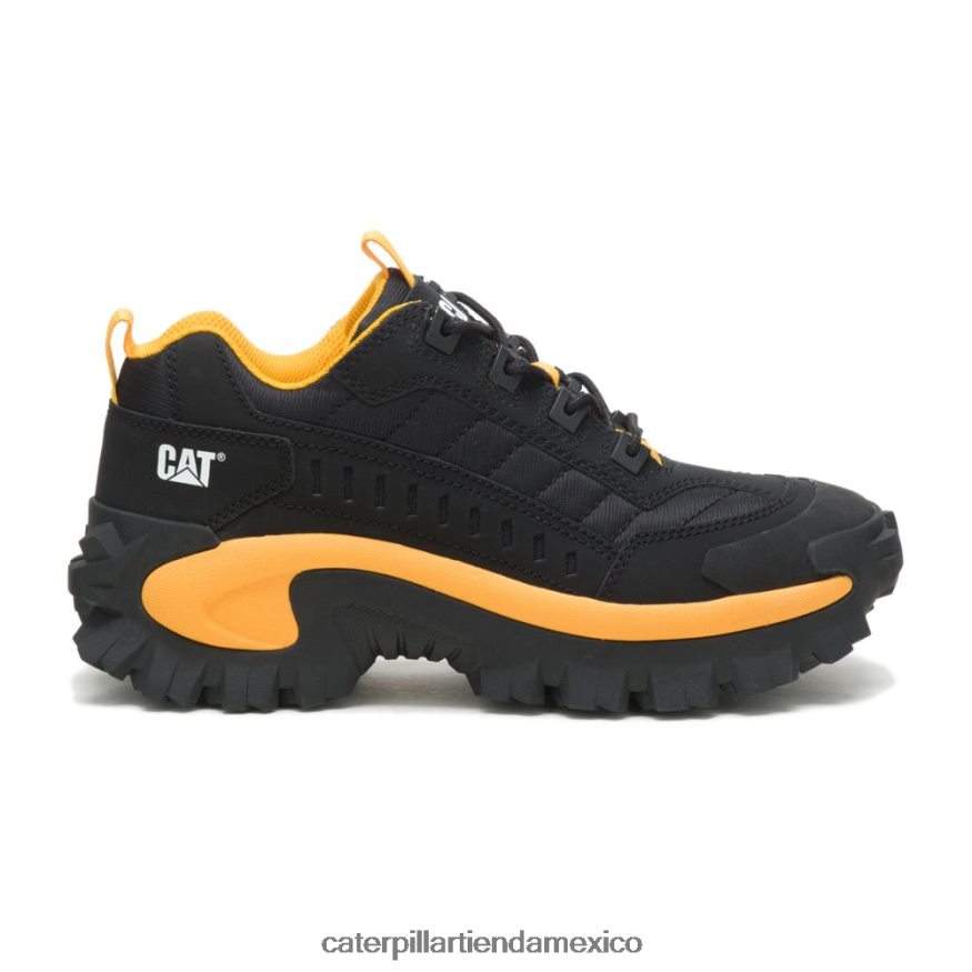 hombres zapato intruso Caterpillar negro/amarillo gato ZXJB4H132 | zapatillas casuales gruesas