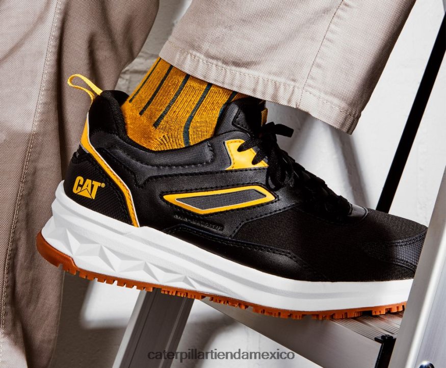 hombres Zapato de trabajo aerodinámico con punta de compuesto de carbono y disipador de estática Caterpillar paloma salvaje ZXJB4H81 | zapatos de trabajo