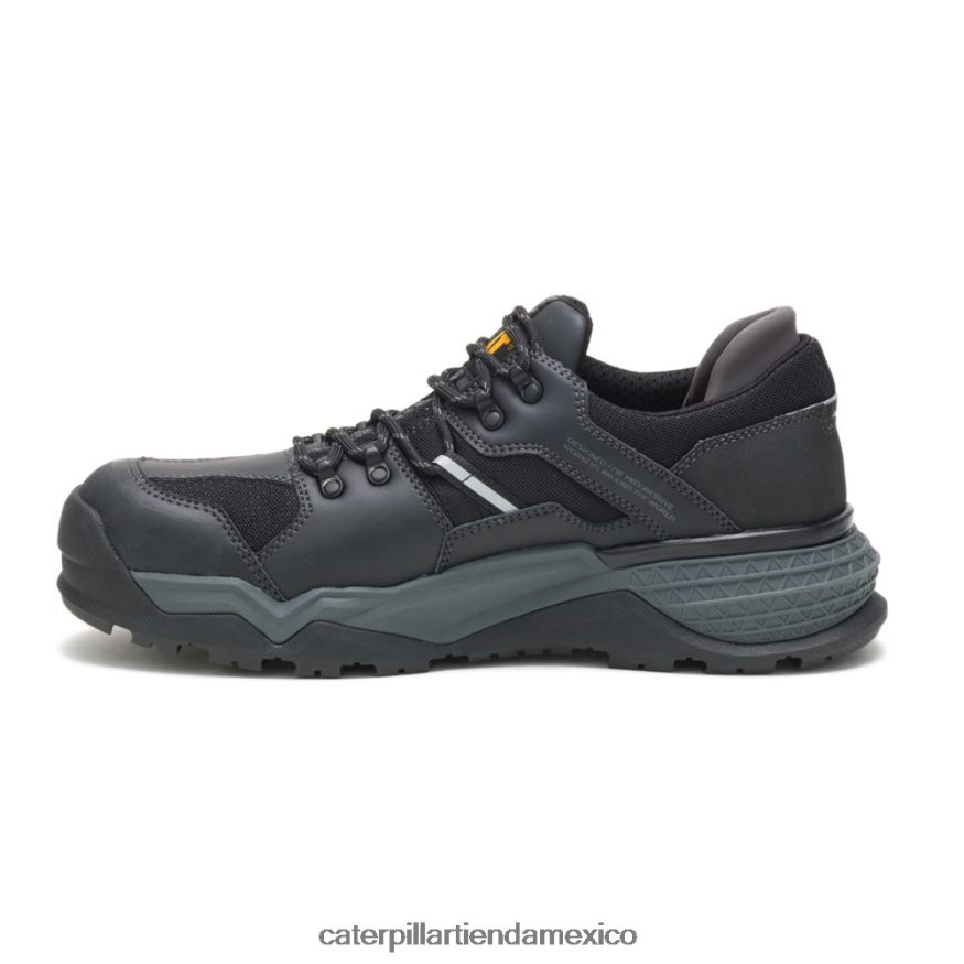 hombres Zapato de trabajo con punta de aleación resistente al agua Provoca Lo Caterpillar negro ZXJB4H107 | zapatos de trabajo