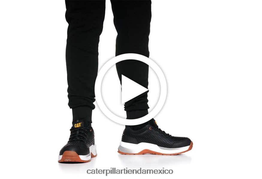 hombres Zapato de trabajo con punta de material compuesto aerodinámico 2.0 Caterpillar negro ZXJB4H99 | zapatos de trabajo