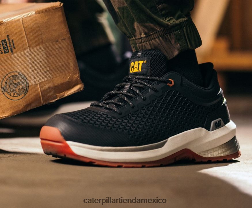 hombres Zapato de trabajo con punta de material compuesto aerodinámico 2.0 Caterpillar negro ZXJB4H99 | zapatos de trabajo