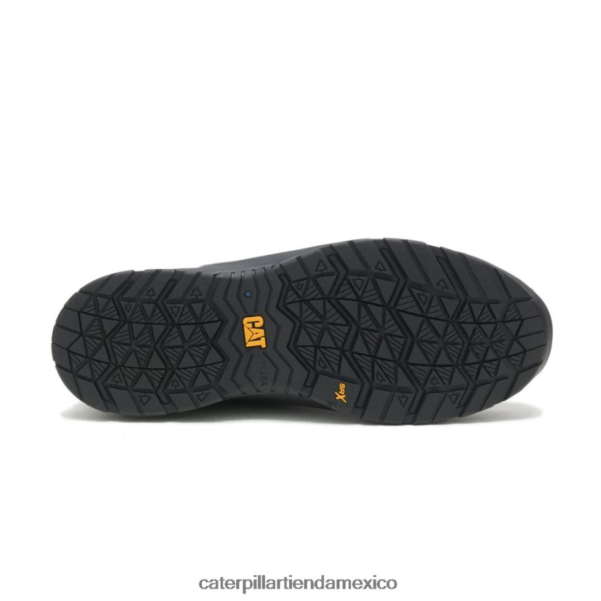 hombres Zapato de trabajo con punta de material compuesto de cuero aerodinámico 2.0 Caterpillar negro ZXJB4H94 | zapatos de trabajo