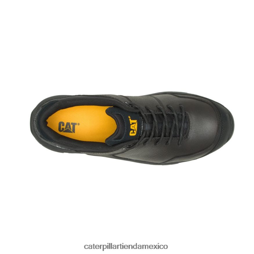hombres Zapato de trabajo con punta de material compuesto de cuero aerodinámico 2.0 Caterpillar negro ZXJB4H94 | zapatos de trabajo