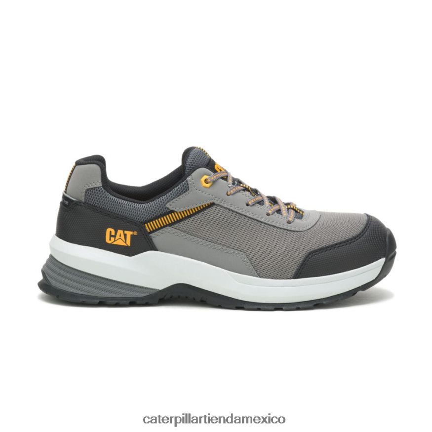 hombres Zapato de trabajo con punta de material compuesto de malla aerodinámica 2.0 Caterpillar carbón medio ZXJB4H92 | zapatos de trabajo
