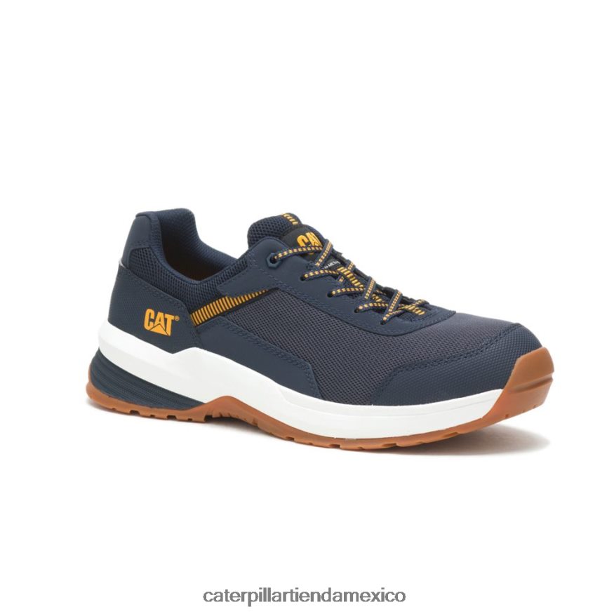 hombres Zapato de trabajo con punta de material compuesto de malla aerodinámica 2.0 Caterpillar medianoche ZXJB4H93 | zapatos de trabajo
