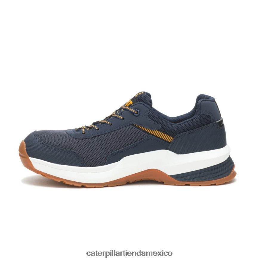 hombres Zapato de trabajo con punta de material compuesto de malla aerodinámica 2.0 Caterpillar medianoche ZXJB4H93 | zapatos de trabajo