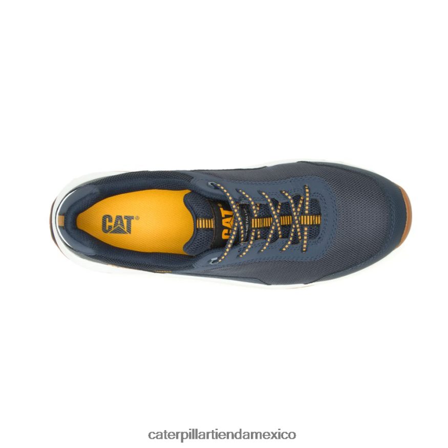 hombres Zapato de trabajo con punta de material compuesto de malla aerodinámica 2.0 Caterpillar medianoche ZXJB4H93 | zapatos de trabajo
