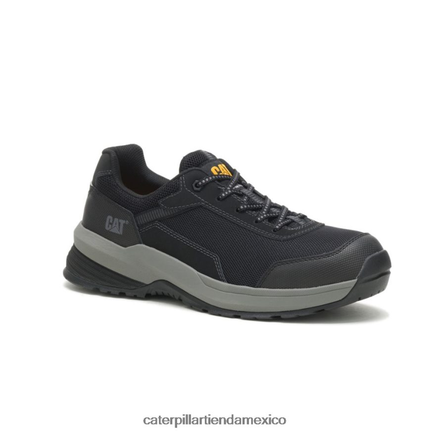 hombres Zapato de trabajo con punta de material compuesto de malla aerodinámica 2.0 Caterpillar negro ZXJB4H91 | zapatos de trabajo
