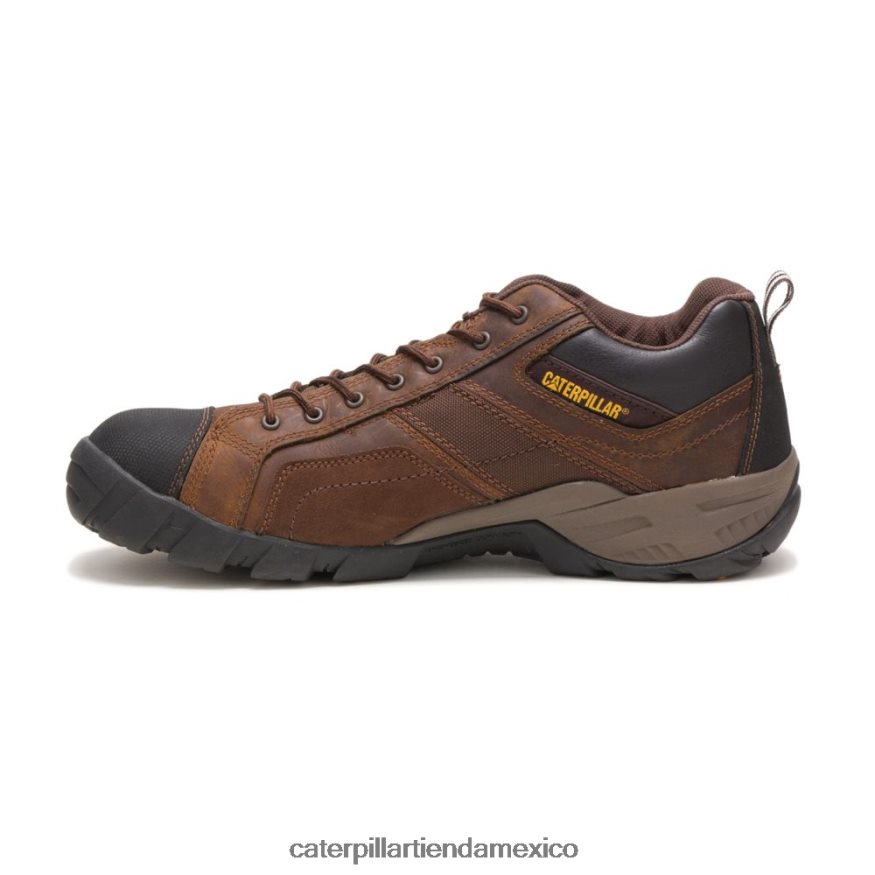 hombres zapato de trabajo con punta de material compuesto de argón Caterpillar marron oscuro ZXJB4H89 | zapatos de trabajo