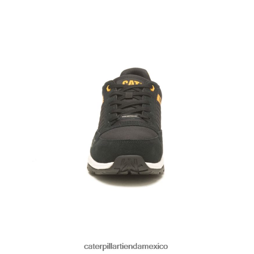 hombres zapato de trabajo con punta de material compuesto venward Caterpillar negro/amarillo gato ZXJB4H85 | zapatos de trabajo
