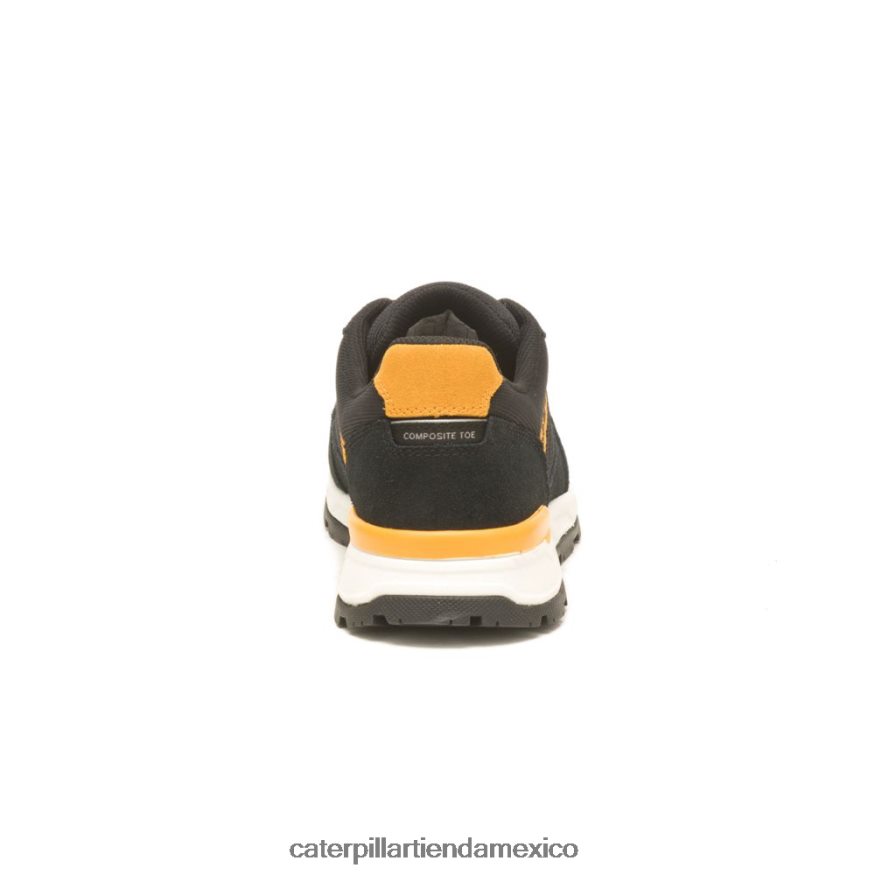 hombres zapato de trabajo con punta de material compuesto venward Caterpillar negro/amarillo gato ZXJB4H85 | zapatos de trabajo
