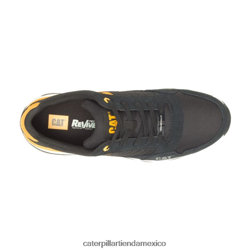 hombres zapato de trabajo con punta de material compuesto venward Caterpillar negro/amarillo gato ZXJB4H85 | zapatos de trabajo