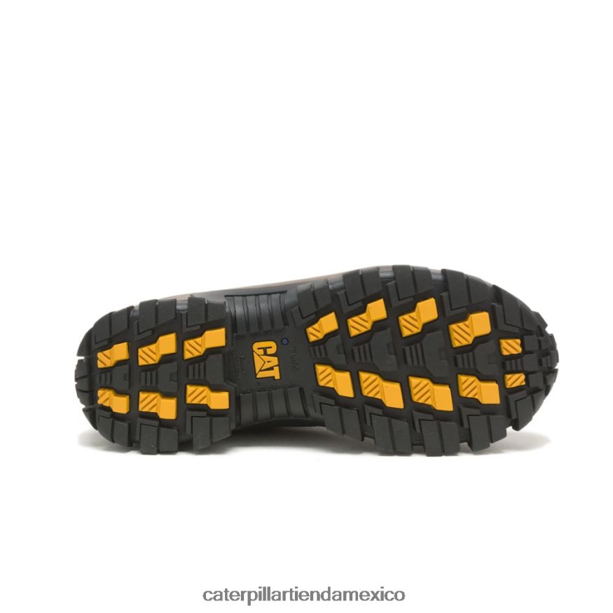 hombres zapato de trabajo invasor con punta de acero Caterpillar marron oscuro ZXJB4H79 | zapatos de trabajo