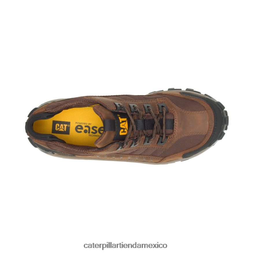 hombres zapato de trabajo invasor con punta de acero Caterpillar marron oscuro ZXJB4H79 | zapatos de trabajo