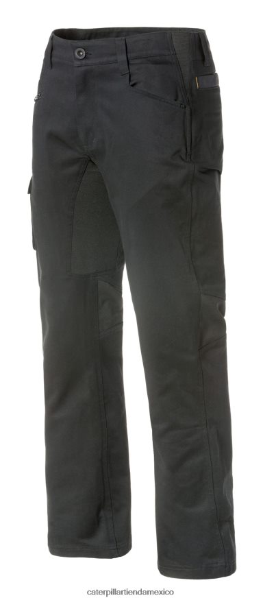 hombres pantalón flexible del operador Caterpillar negro ZXJB4H245 | fondos