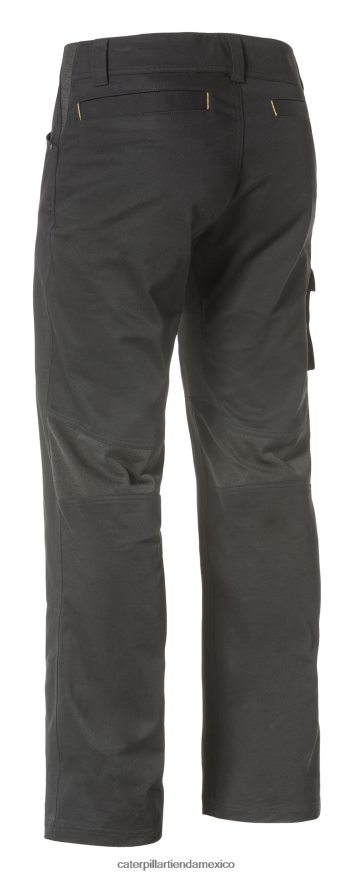 hombres pantalón flexible del operador Caterpillar negro ZXJB4H245 | fondos