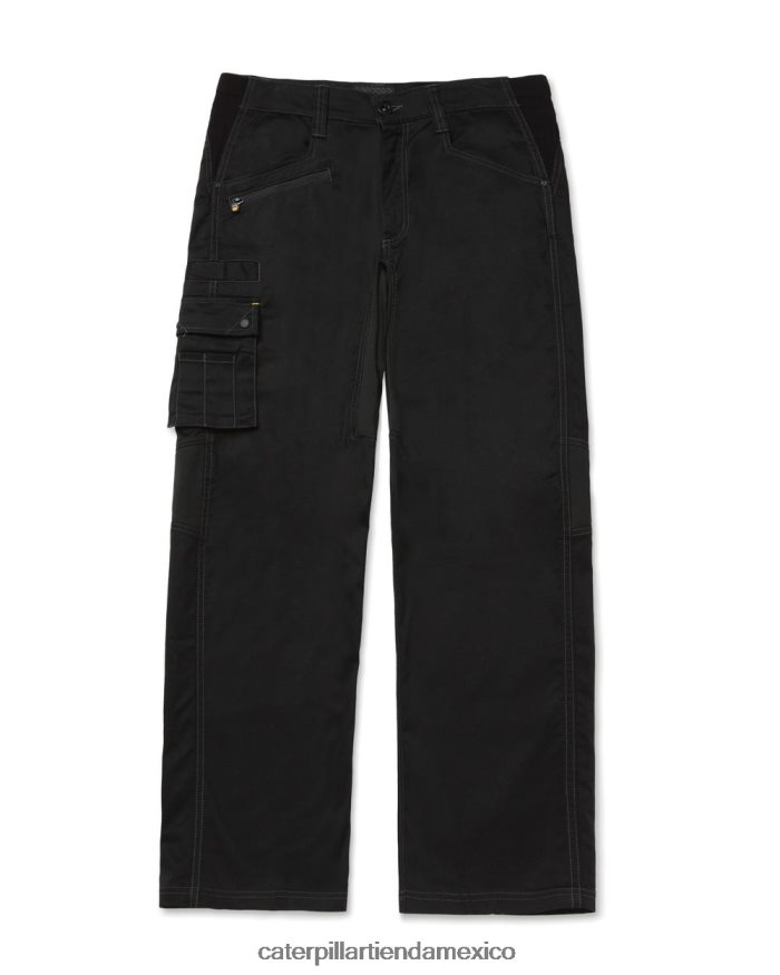 hombres pantalón flexible del operador Caterpillar negro ZXJB4H245 | fondos
