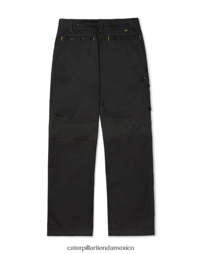 hombres pantalón flexible del operador Caterpillar negro ZXJB4H245 | fondos