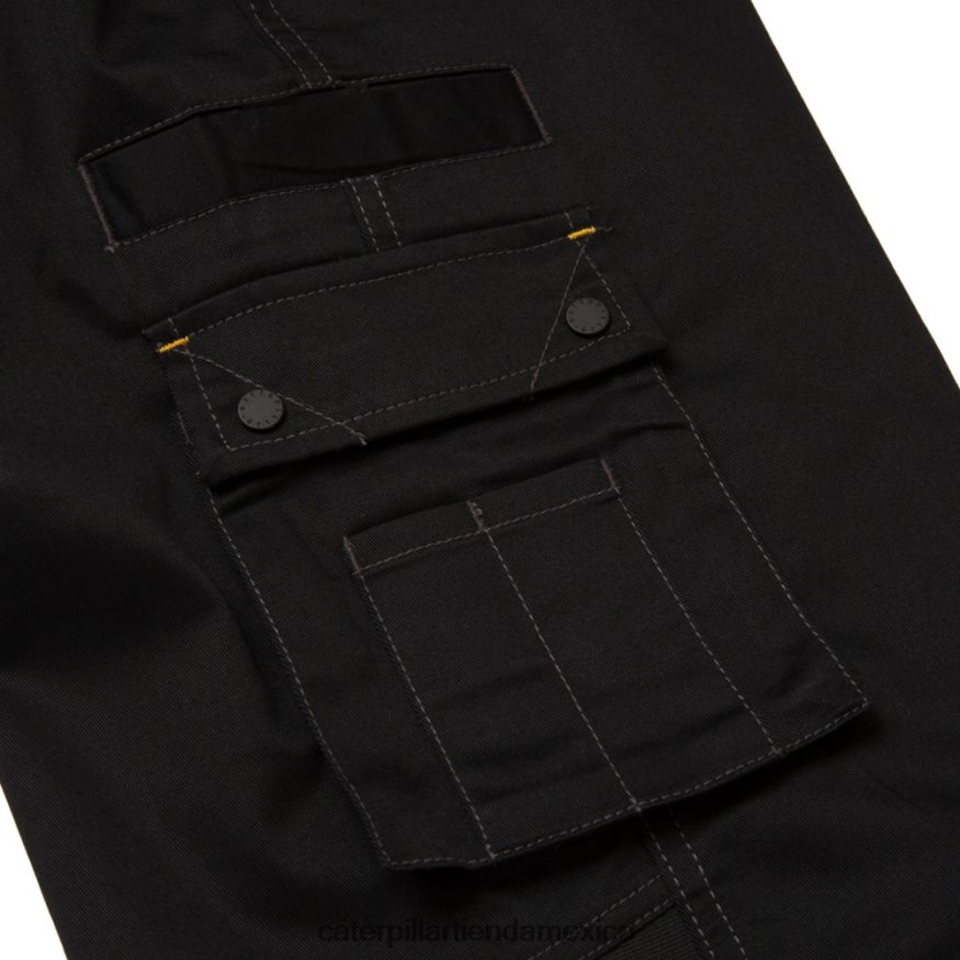 hombres pantalón flexible del operador Caterpillar negro ZXJB4H245 | fondos