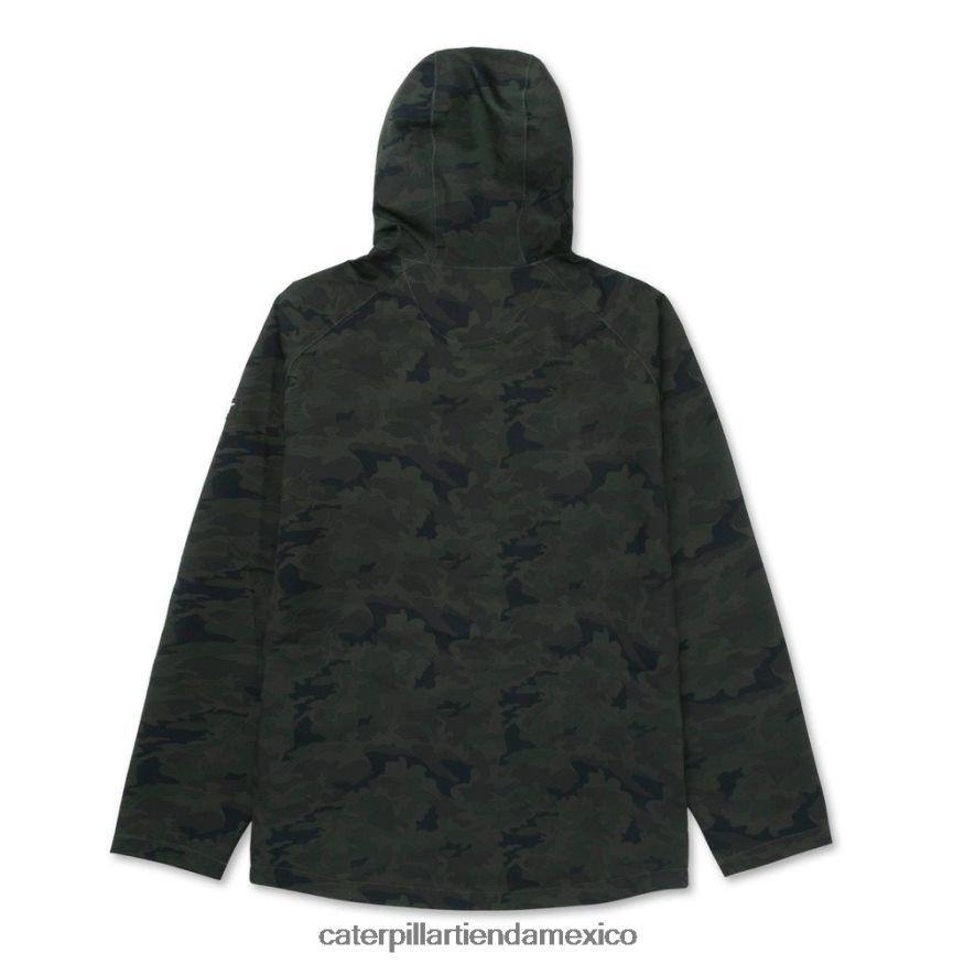 hombres chaqueta de lluvia esencial Caterpillar camuflaje nocturno ZXJB4H112 | tops y ropa de abrigo