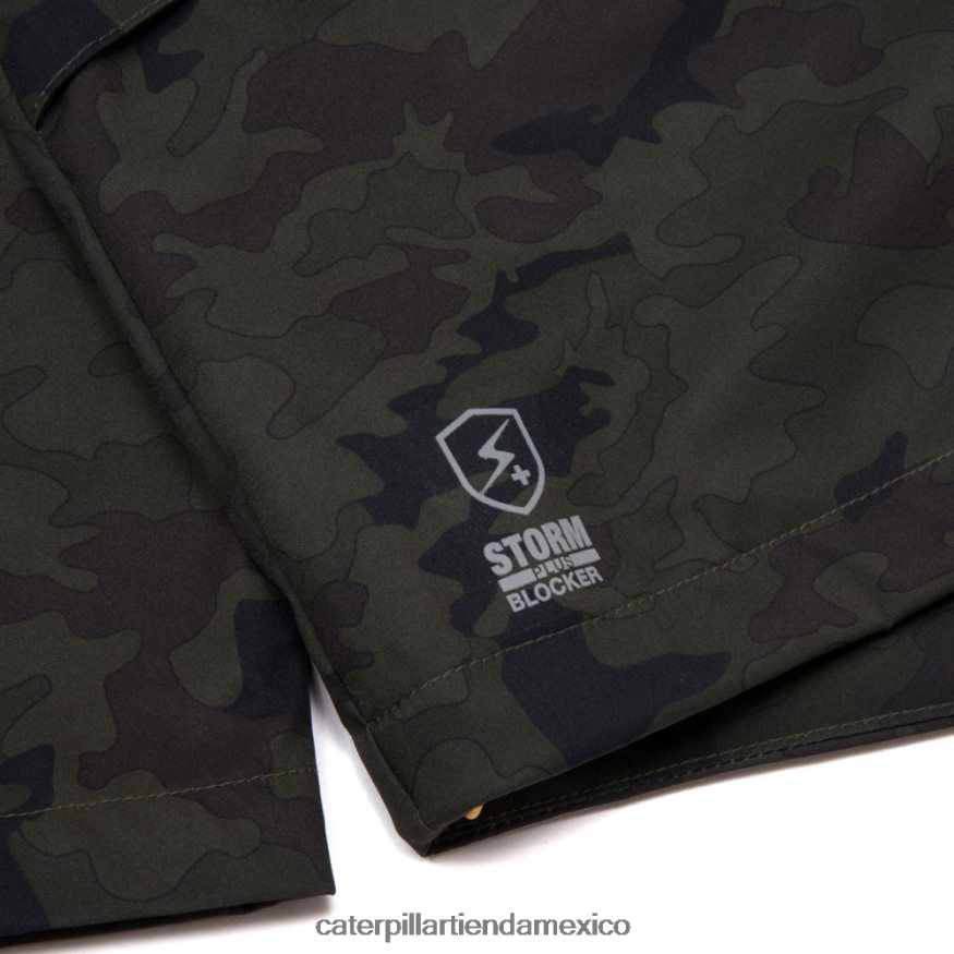 hombres chaqueta de lluvia esencial Caterpillar camuflaje nocturno ZXJB4H112 | tops y ropa de abrigo