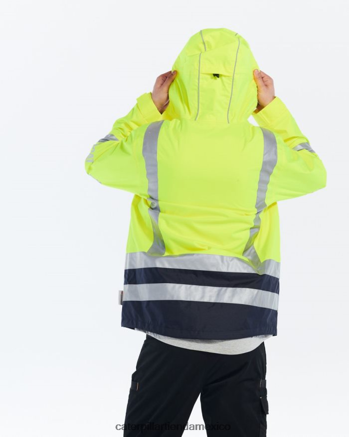 hombres impermeable de alta visibilidad Caterpillar amarillo de alta visibilidad ZXJB4H220 | tops y ropa de abrigo