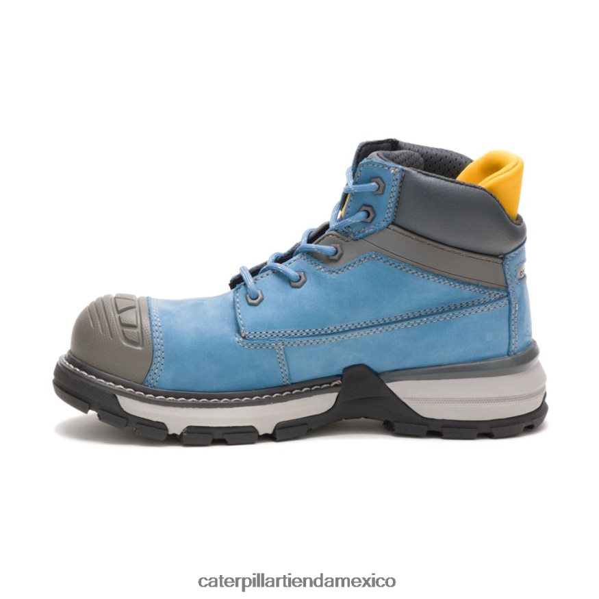 mujer Bota de trabajo impermeable con punta de compuesto de carbono para excavadoras Superlite Caterpillar Cielo azul ZXJB4H269 | botas de trabajo