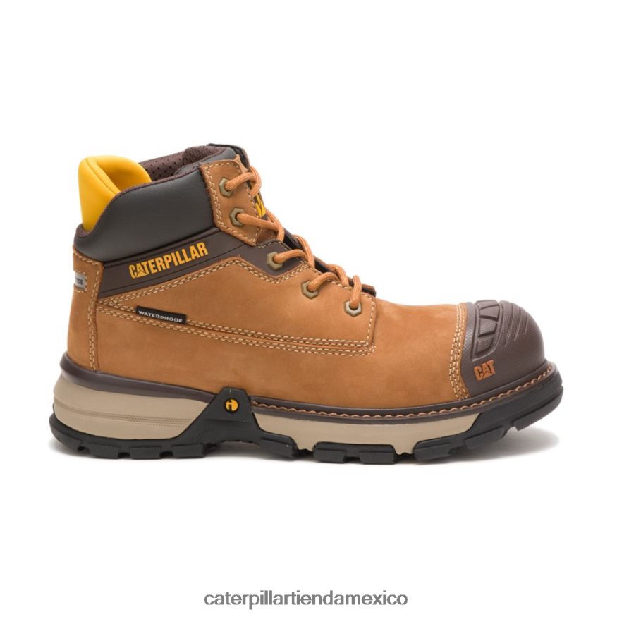 mujer Bota de trabajo impermeable con punta de compuesto de carbono para excavadoras Superlite Caterpillar sudán marrón ZXJB4H268 | botas de trabajo
