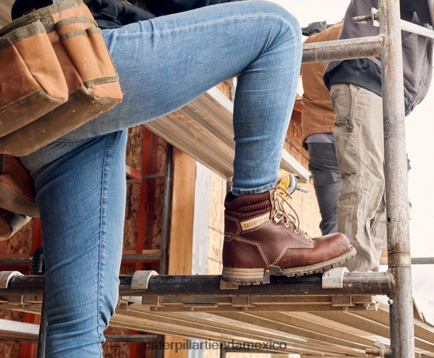 mujer bota de trabajo con puntera de acero de cachemira de 6