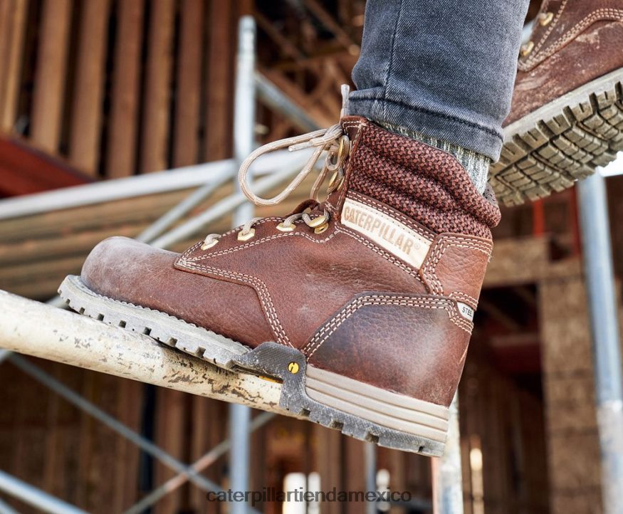 mujer bota de trabajo con puntera de acero de cachemira de 6