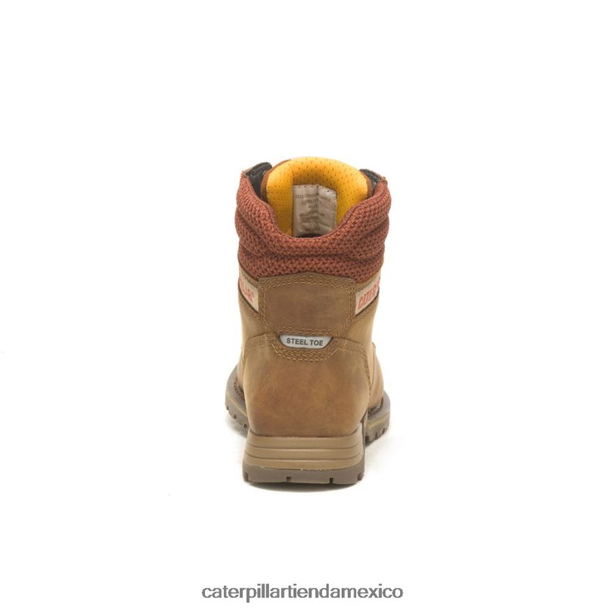 mujer bota de trabajo con puntera de acero de cachemira de 6