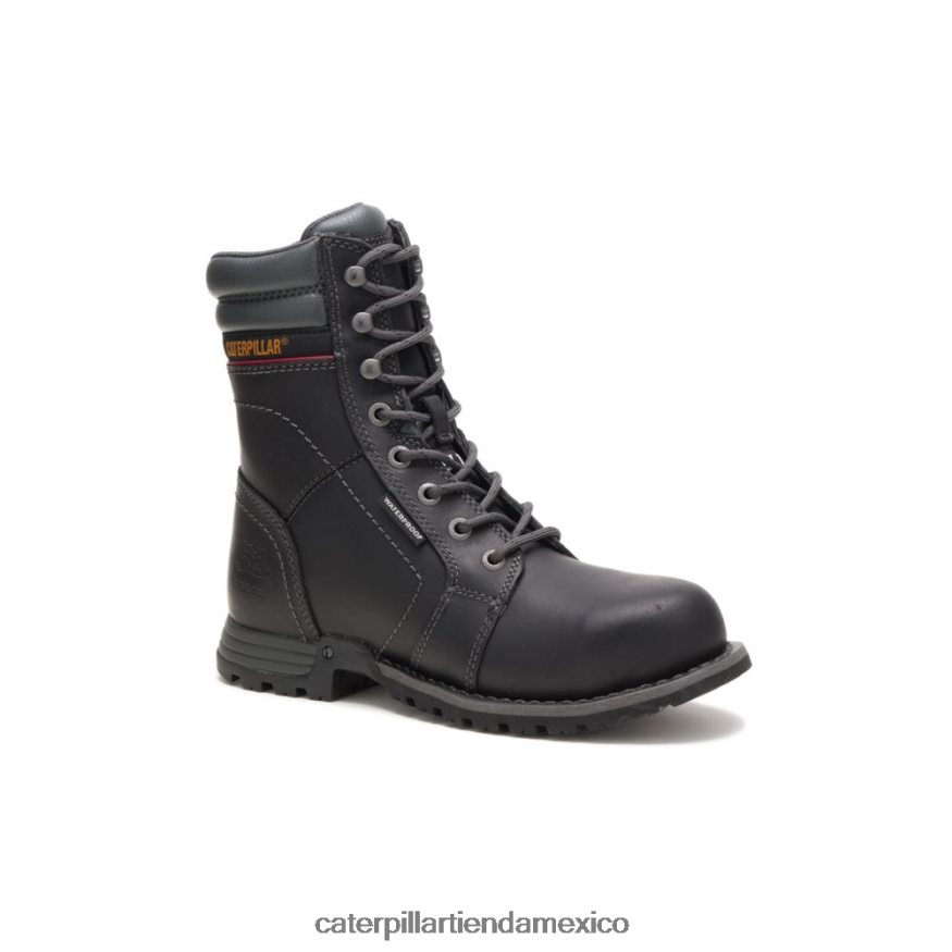 mujer bota de trabajo impermeable con punta de acero echo Caterpillar negro ZXJB4H262 | botas de trabajo