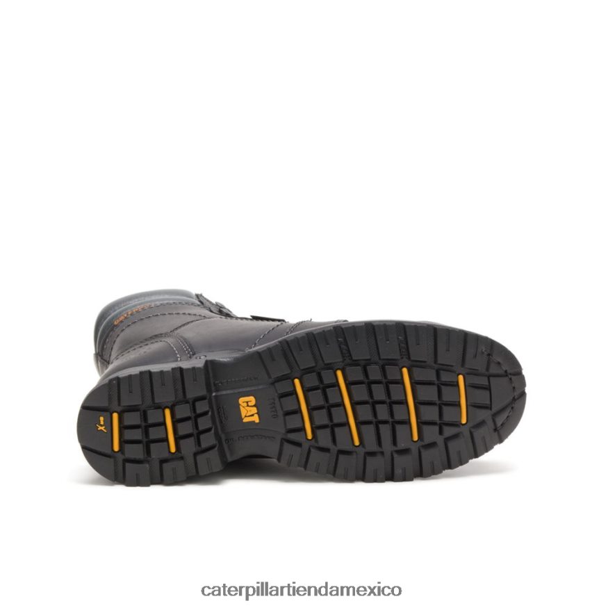 mujer bota de trabajo impermeable con punta de acero echo Caterpillar negro ZXJB4H262 | botas de trabajo