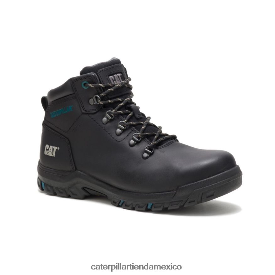mujer bota de trabajo impermeable con punta de acero mae Caterpillar negro ZXJB4H276 | botas de trabajo