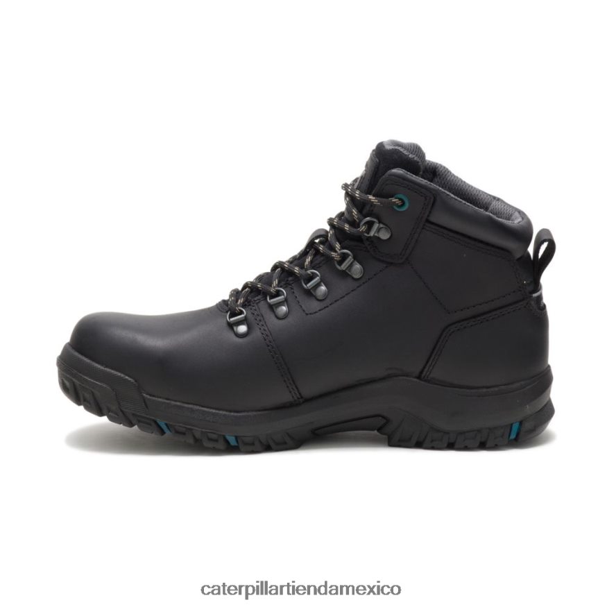mujer bota de trabajo impermeable con punta de acero mae Caterpillar negro ZXJB4H276 | botas de trabajo