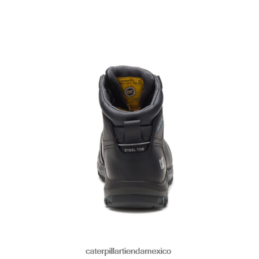 mujer bota de trabajo impermeable con punta de acero mae Caterpillar negro ZXJB4H276 | botas de trabajo