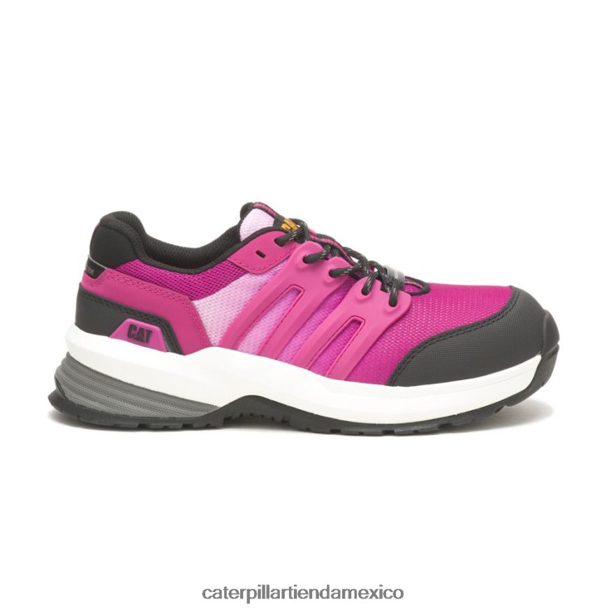 mujer Zapato de trabajo con punta de material compuesto aerodinámico 2.0 Caterpillar fiesta fucsia ZXJB4H298 | zapatos de trabajo