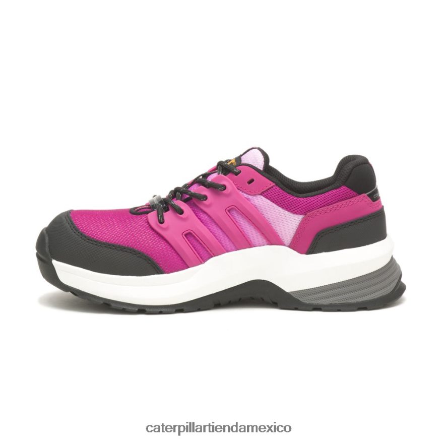 mujer Zapato de trabajo con punta de material compuesto aerodinámico 2.0 Caterpillar fiesta fucsia ZXJB4H298 | zapatos de trabajo