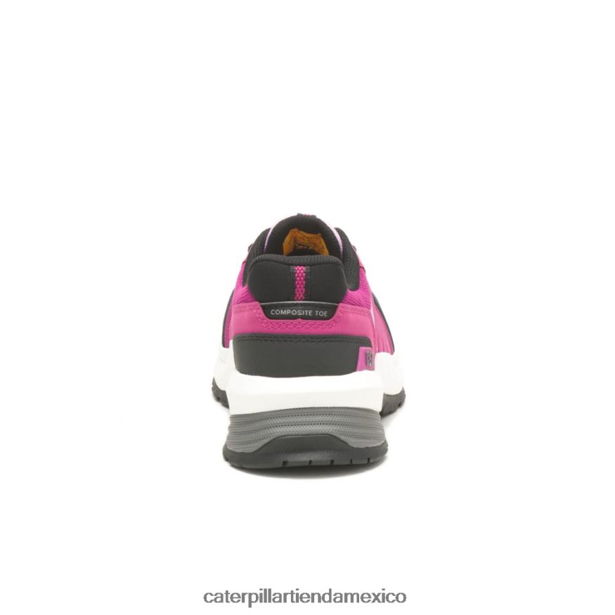 mujer Zapato de trabajo con punta de material compuesto aerodinámico 2.0 Caterpillar fiesta fucsia ZXJB4H298 | zapatos de trabajo