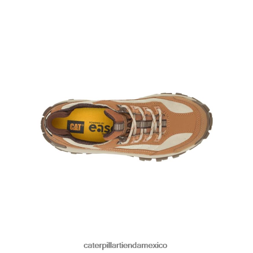 mujer zapato de trabajo invasor con punta de acero Caterpillar azúcar moreno/bronceado ZXJB4H286 | zapatos de trabajo